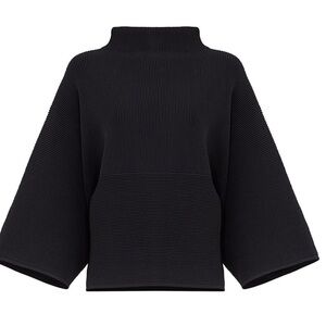 DREYDEN Women's Black Ray Turtleneck Sweater